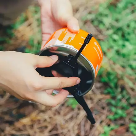 Fire-Maple kaasupullon kokoontaitettava jalka, musta - Kaasukeittimet ja setit - FMFMS-710 - 2