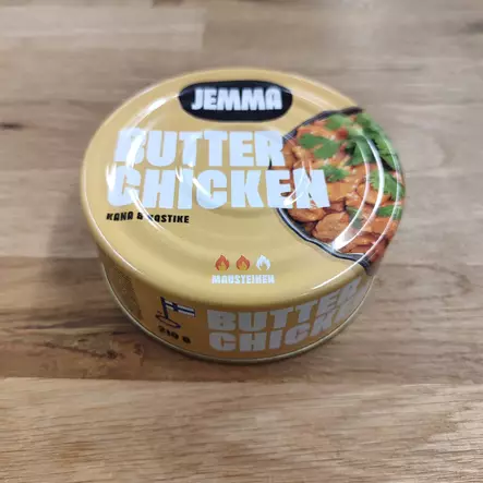 Jemma Butter Chicken kanalastuja Intialaistyyppisessä kastikkeessa, 210 g - Retkisäilykkeet - 31050 - 1