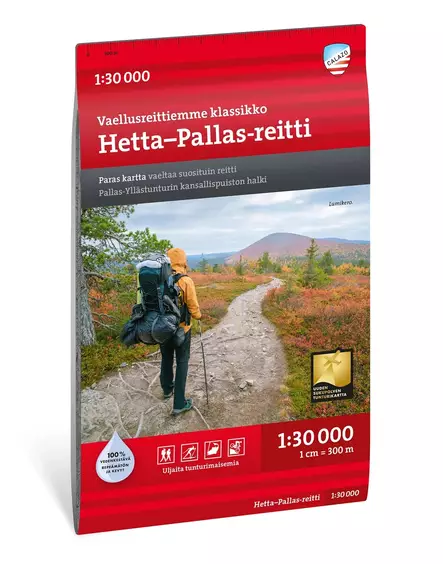 Kartta Hetta-Pallas-reitti, Calazo - Kartat ja laukut - 530 - 1