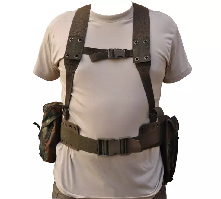 BW 5 -osainen tetsarisetti, flecktarn, ylijäämä - Varusteliivit - 622343-100 - 1