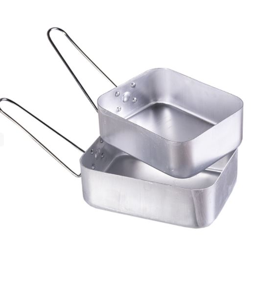 Brittiläinen 2-osainen kenttäastiasetti, alumiini, Mil-Tec - Retkiastiat - 14664600 - 1