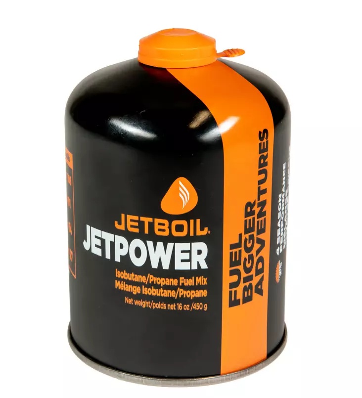 Jetboil Jetpower seoskaasu 450 g - Polttonesteet ja kaasut - JF450 - 1