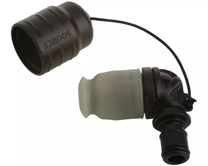 Source Helix Valve Kit -puruventtiili QMT -pikaliittimellä, musta - Juomarakot ja -reput - 4509500100 - 1