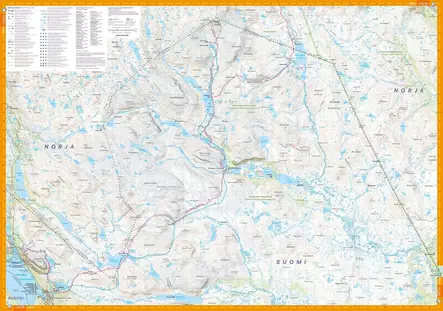 Kartta Kilpisjärvi, Saana & Halti, Calazo - Kartat ja laukut - 531 - 2