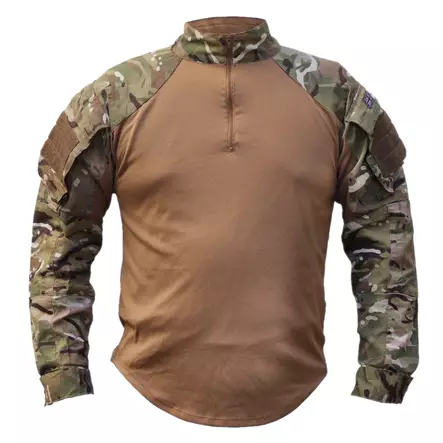 Brittiläinen Under Body Armour Shirt paita UBACS, MTP, ruskea, ylijäämä - Taktisetpaidat - 602270-S-1 - 1