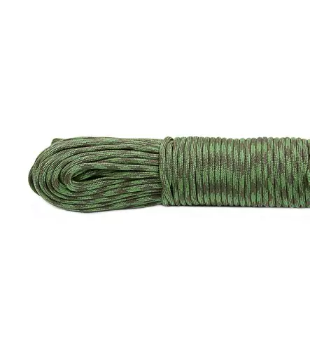 Paracord -naru 550 oliivi/musta, 10 metriä, US Eagle - Köydet ja narut - 53461 - 1