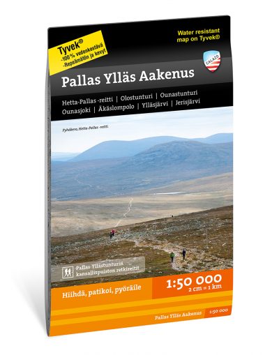 Kartta Pallas, Ylläs, Aakenus, Calazo - Kartat ja laukut - 501 - 1