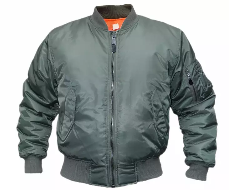 Pilottitakki US MA-1 Bomber, oliivinvihreä, Mil-Tec - Pilotti ja kansitakit - 10402001 - 1