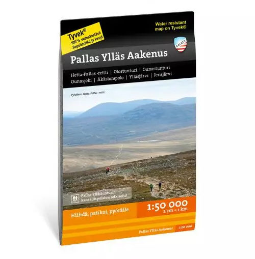 Kartta Pallas, Ylläs, Aakenus, Calazo - Kartat ja laukut - 501 - 1