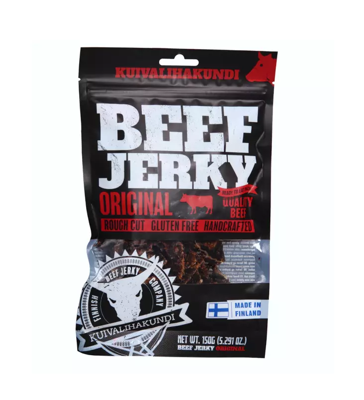 Kuivalihakundi Beef Jerky Original 150 g - Retkiateriat ja juomat - 300001 - 1