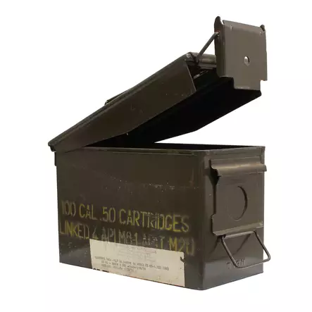 Nato originaali ammuslaatikko 50.cal, 30 x 20 x 15,5 cm, ylijäämä - Ammuslaatikot - 627940 - 2