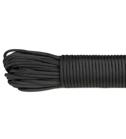 Paracord -naru 550 musta, 30 metriä, US Eagle - Köydet ja narut - 50162 - 1