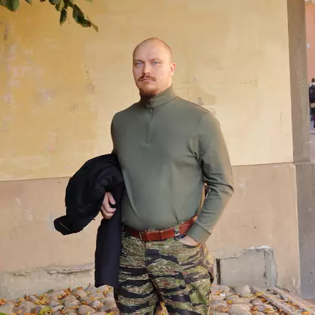 Ranskan armeijan F1 poolo -paita, vihreä, ylijäämä - Pitkähihaiset paidat - 611264-112 - 2