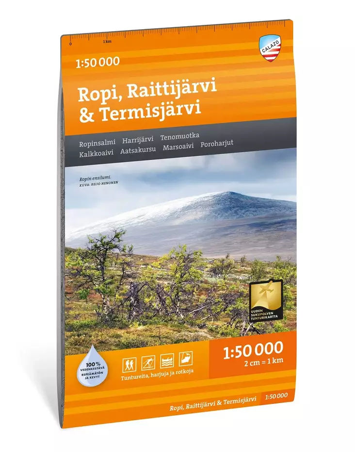 Kartta Ropi, Raittijärvi & Termisjärvi, Calazo - Kartat ja laukut - 532 - 2