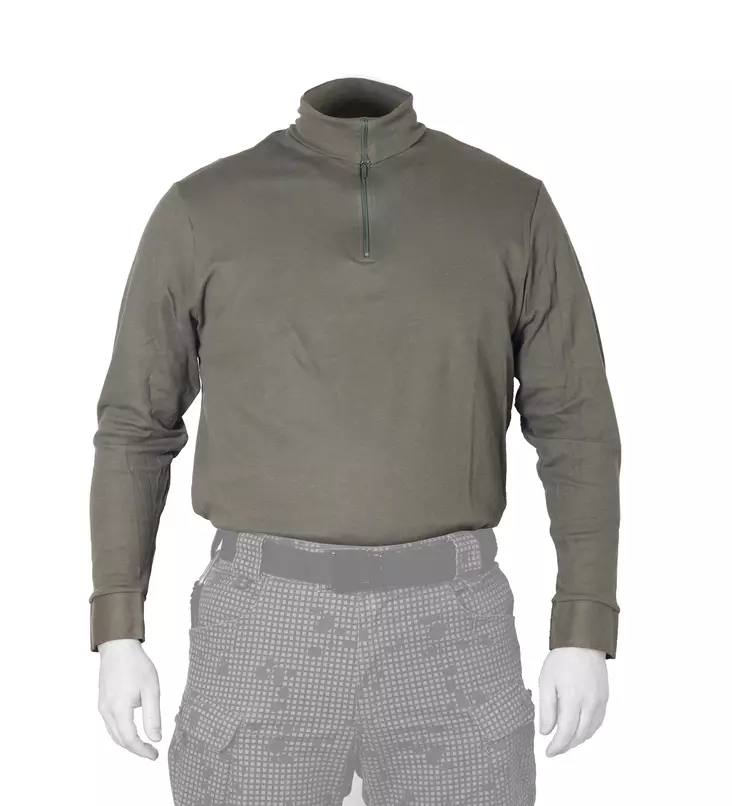 Ranskan armeijan F1 poolo -paita, vihreä, ylijäämä - Pitkähihaiset paidat - 611264-112 - 1
