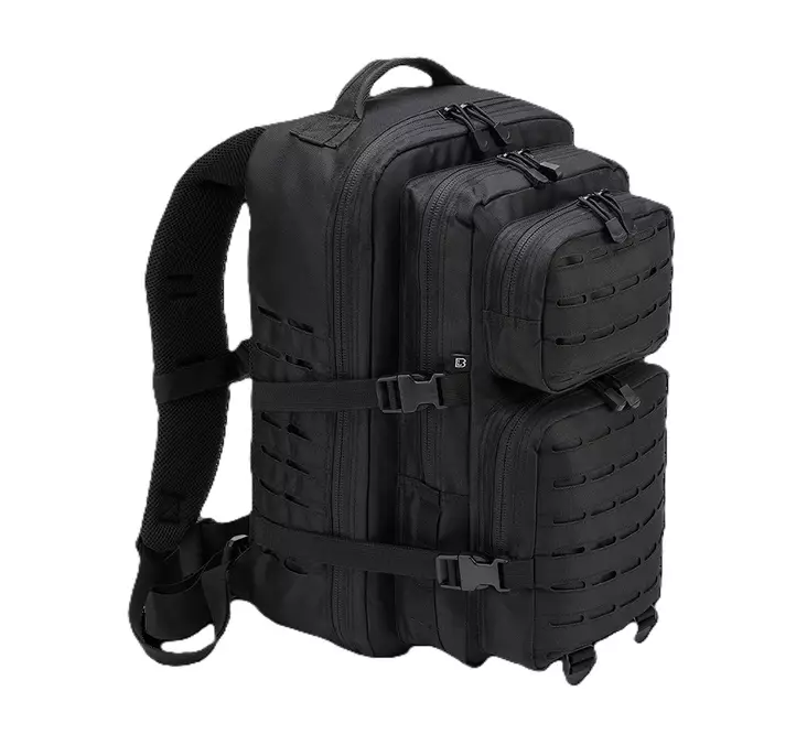 Reppu Brandit Assault Pack, Large, LaserCut, musta - Reput - 8024-2 - 3