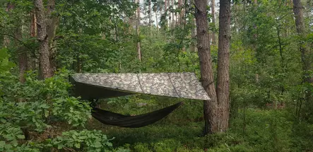 Bushmen Thermo-Tarp laavukangas, CAMO 2 x 3m - Laavukankaat tarpit ja louteet - BU1THTARPC2x3 - 1