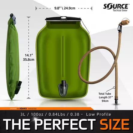 Source WLPS juomarakko 3,0 L, foliage - Juomarakot ja -reput - 4504490503 - 2