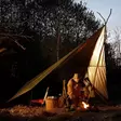 Bushmen Thermo-Tarp laavukangas 4 x 3 m, oliivinvihreä / hopea - Laavukankaat tarpit ja louteet - BUULTARP4X3 - 5