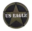 Velcro -merkki US Eagle, kenttävihreä - Moraalimerkit - 120823 - 1