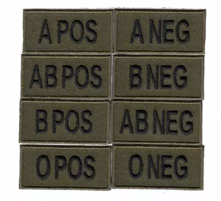 U.S.E. veriryhmämerkki, kenttäväri, A NEG - Veriryhmämerkit - 120824 - 1