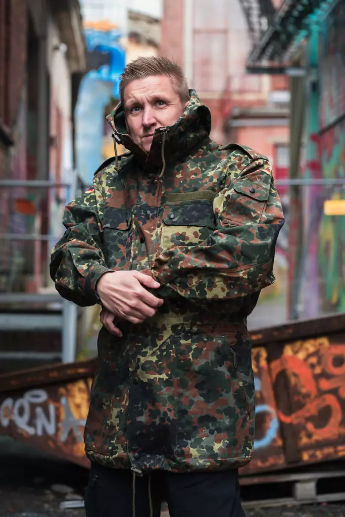 BW Parka Flecktarn, vuorella, ylijäämä - Parkat ja anorakit - 91010700-4 - 1