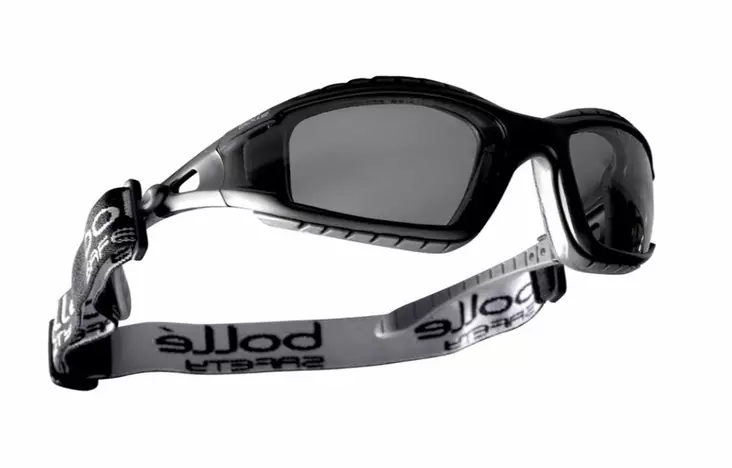 Bollé Tracker TRACPSF clear platinum suojalasit, savunharmaa - Aurinkolasit - 256514 - 1