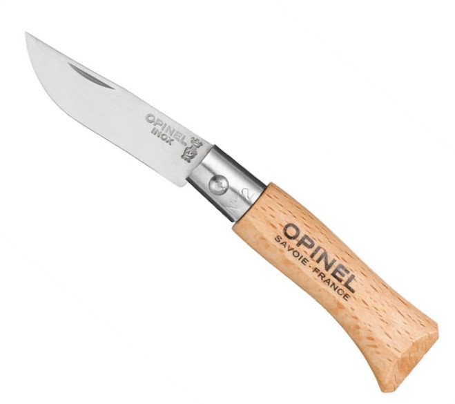 Opinel 2 Inox taittoveitsi, rst - Veitset - 91889434 - 1