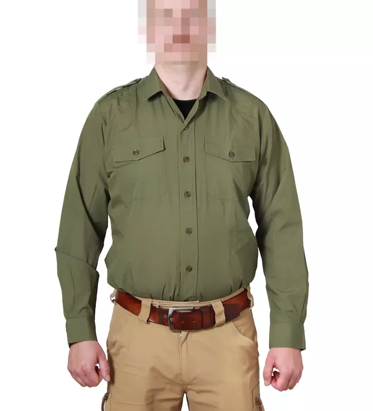 Brittiläinen pitkähihainen kauluspaita, ylijäämä - Pitkähihaiset paidat - 602260-32-34 - 1