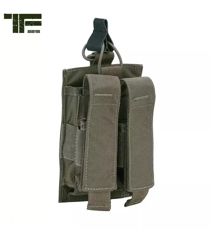 TF-2215 Lipastasku M4/AK/pistoolin tuplalipastasku, ranger green - Lipastaskut - 359544 - 1