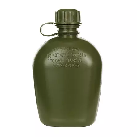 US kenttäpullo, oliivinvihreä, 1 L, Fosco - Kenttäpullot - 341105 - 1