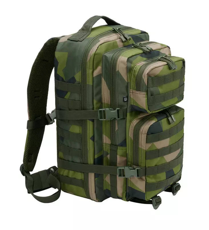 Brandit reppu Assault Pack, Large, M90 SWE Camo - Reput - 8008-125 - 1