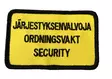 Järjestyksenvalvojan merkki 86 x 55 mm - Järjestyksenvalvojan laatat - 2316 - 1