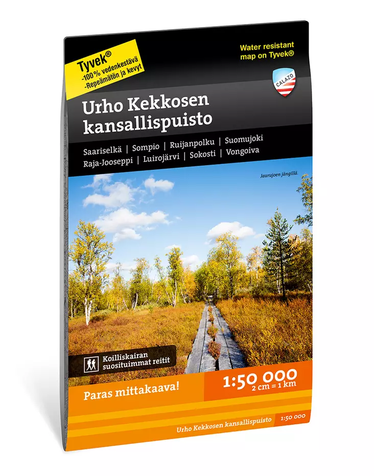 Kartta Urho Kekkosen kansallispuisto, Calazo - Kartat ja laukut - 506 - 1