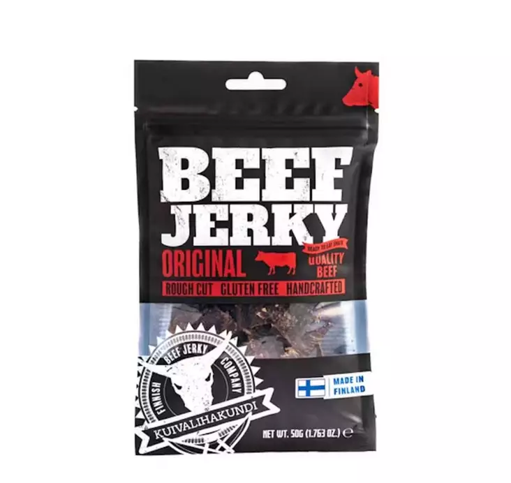 Kuivalihakundi Beef Jerky Original, 50g - Retkiateriat ja juomat - 300007 - 1