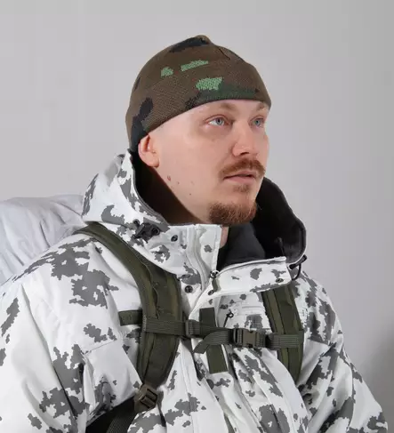 U.S.E. Suomalainen Sissipipo, merinovillaa, maastoväri - Pipot - 9918 - 2