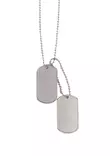 US Dog Tag -setti, Mil-Tec - Arvomerkit ja kokardit - 16316018 - 2