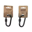 Karabiinihaka lukolla 80 mm, vihreä, Fosco - Kiipeily- ja karabiinihaat - 259178 - 2