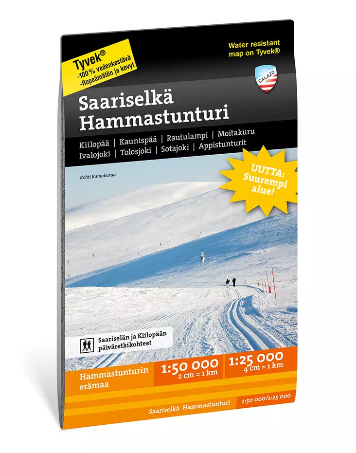 Kartta Saariselkä Hammastunturi, Calazo - Kartat ja laukut - 508 - 1