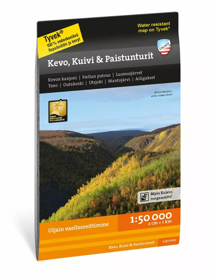 Kartta Kevo, Kuivi & paistunturit, Calazo - Kartat ja laukut - 528 - 1