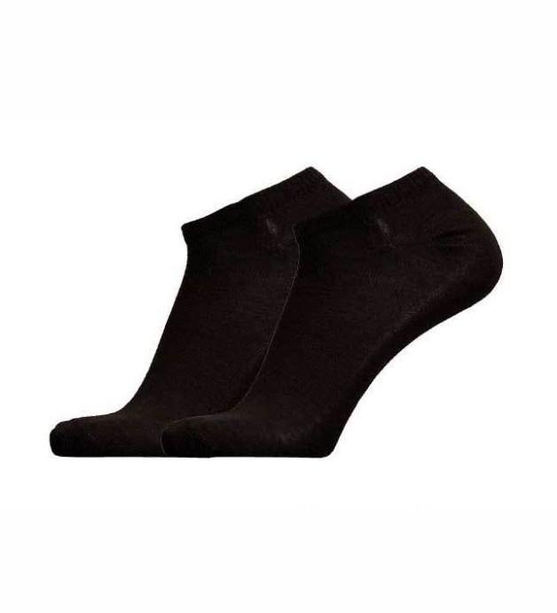 U.S.E. Merino nilkkasukka, 2 pr/pkt, musta - Sukat - 8736-2-199-35-38 - 1