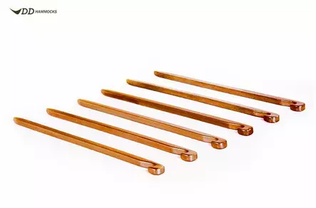 DD Superkevyet kiilat 6 kpl, oranssi - Majoitetarvikkeet - DD-SL-PEG - 2