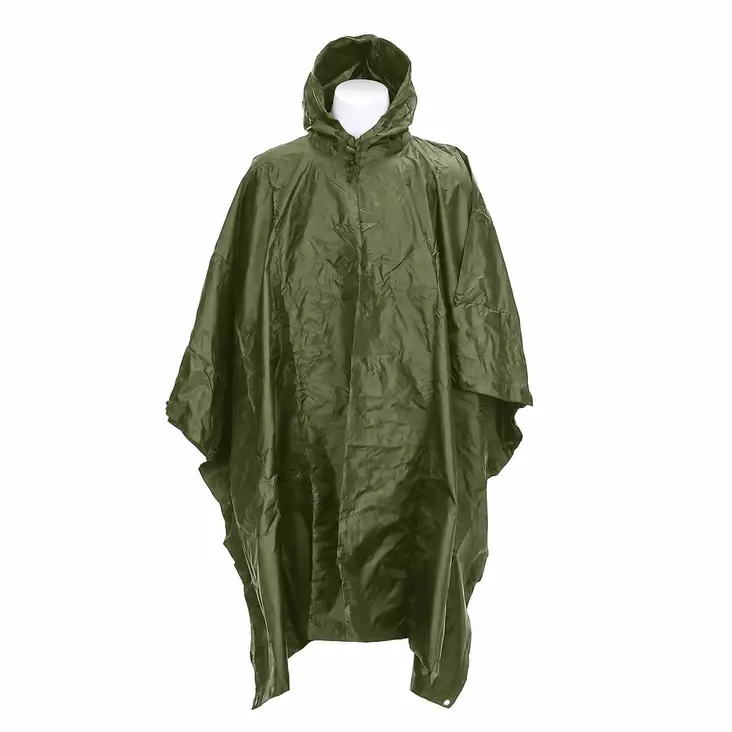 Sadeviitta Poncho, ripstop, vihreä, Fostex - Sadeviitat - 325242G - 1