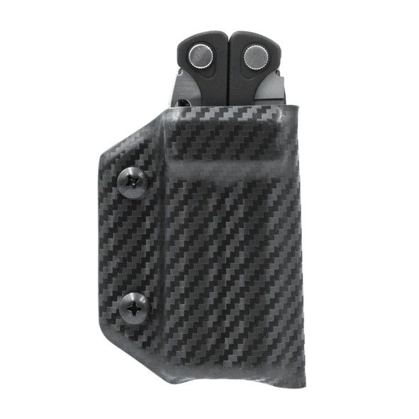 Clip & Carry Kydex kotelo Leatherman Charge, musta - Monitoimityökalut - LCHARGE-CF-BLK - 1