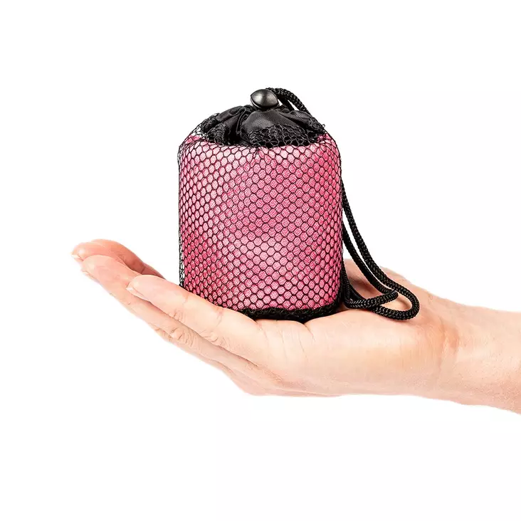 Biwak retkipyyhe 60 x 120 cm, pinkki - Retkipyyhkeet - BO-6X12PIN - 1