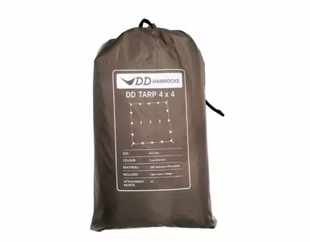 DD Tarp 4X4 m laavukangas, ruskea - Laavukankaat tarpit ja louteet - DD-4X4-BRO - 2