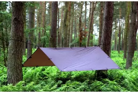 DD Tarp 3X3 m laavukangas - Laavukankaat tarpit ja louteet - DD-3X3-BRO - 1