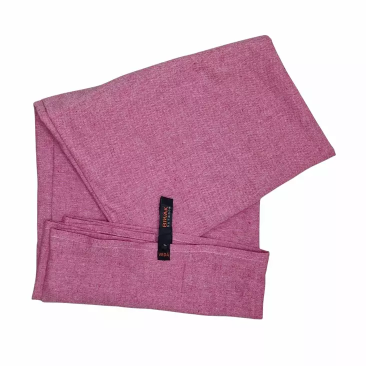 Biwak Fouta pyyhe 80x150 cm, vaaleanpuna - Retkipyyhkeet - 80150-VP - 1