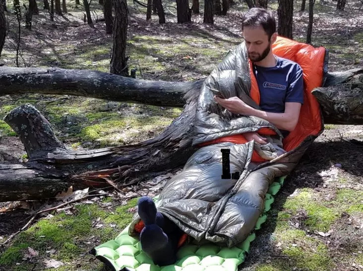 Top Quilt Bushmen Camp-Quilt Glow L +5 C, 200 cm - Riippumattotarvikkeet - BUGLCAQ - 1