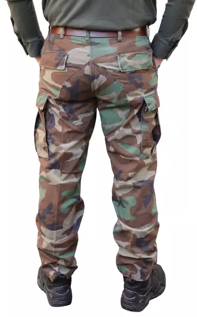 Original US BDU M81 maastohousut, woodland, ylijäämä - Maastohousut - 91189305-M-R - 2